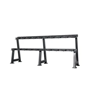 ชั้นวางพร้อมดัมเบล R101 แบบ 10 คู่ สีดำ Dumbbell Rack 10 Pairs ดัมเบล Fix Dumbbell