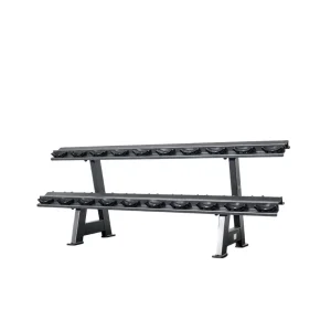 ชั้นวางพร้อมดัมเบล R103 แบบ 10 คู่ สีดำเมทัล Dumbbell Rack 10 Pairs ดัมเบล Fix Dumbbell