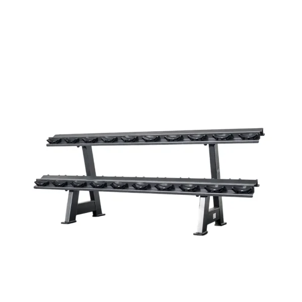 ชั้นวางพร้อมดัมเบล R103 แบบ 10 คู่ สีดำเมทัล Dumbbell Rack 10 Pairs ดัมเบล Fix Dumbbell