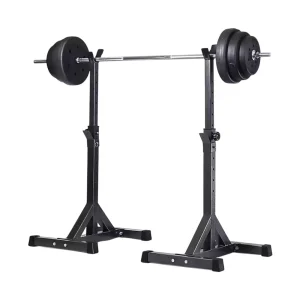 Squat Rack Barbell Rack ที่วางบาร์เบล ชั้นวางคานบาร์เบล แท่นวางบาร์เบลปรับระดับ
