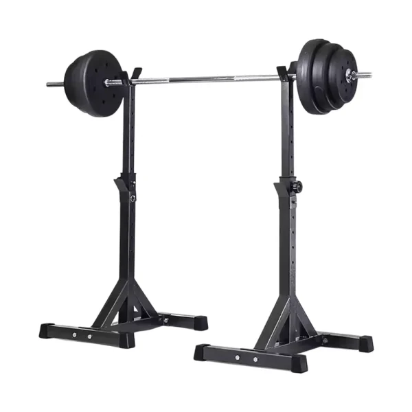 Squat Rack Barbell Rack ที่วางบาร์เบล ชั้นวางคานบาร์เบล แท่นวางบาร์เบลปรับระดับ