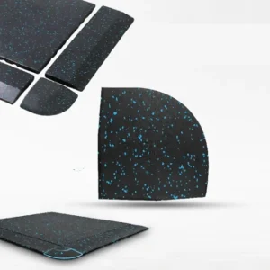ที่กันขอบเก็บมุม แผ่นยางปูพื้น แผ่นปูพื้นกันกระแทก Corner Rubber Tiles แผ่นพื้นฟิตเนส