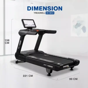 ลู่วิ่งไฟฟ้า HFT S9 Max ปรับความชันอัตโนมัติ หน้าจอ Touch Screen 21.5 นิ้ว 1