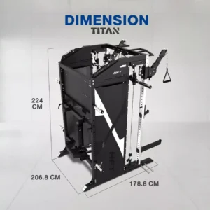 Smith Machine Titan เครื่องออกกำลังกายมัลติฟังก์ชัน สำหรับฟิตเนสและโฮมยิม 1
