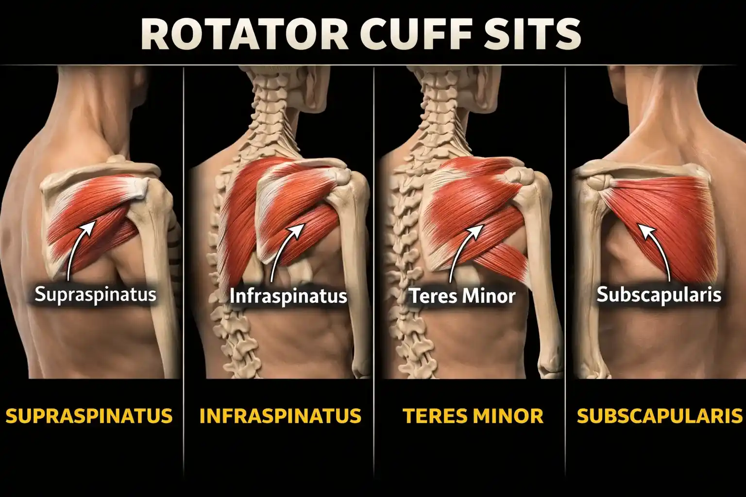 Rotator Cuff SITS — Supraspinatus Infraspinatus Teres Minor Subscapularis