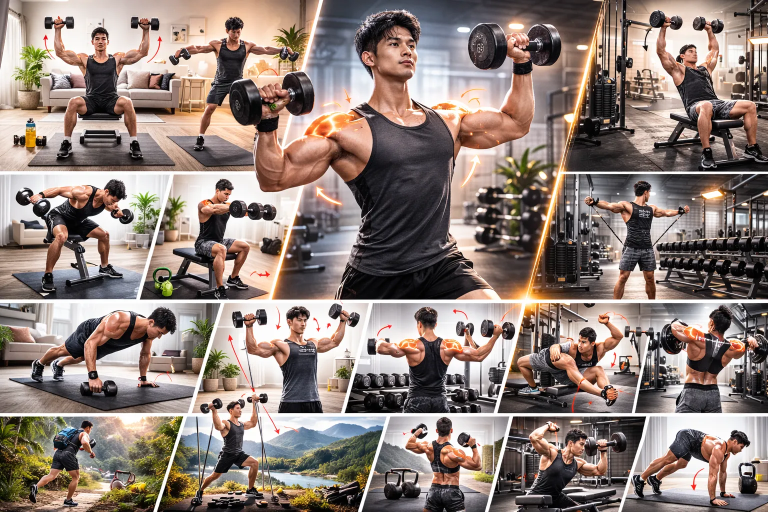 บทสรุป: ไหล่ 4K ไม่ได้เกิดจากท่าเดียว