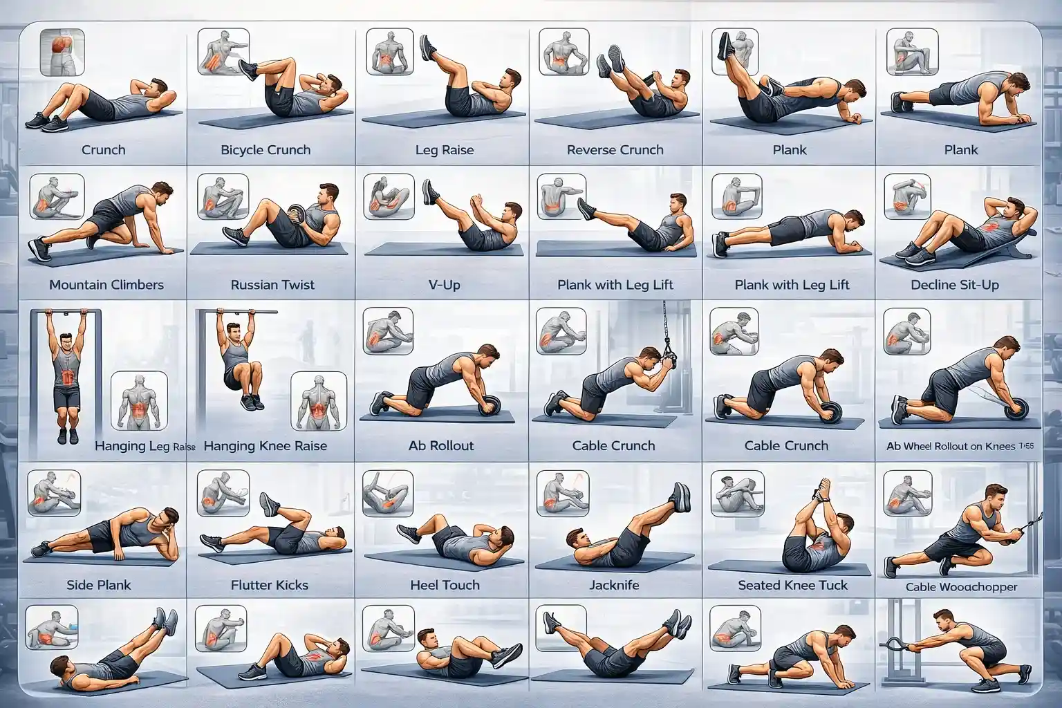 20 ท่าเล่นหน้าท้อง