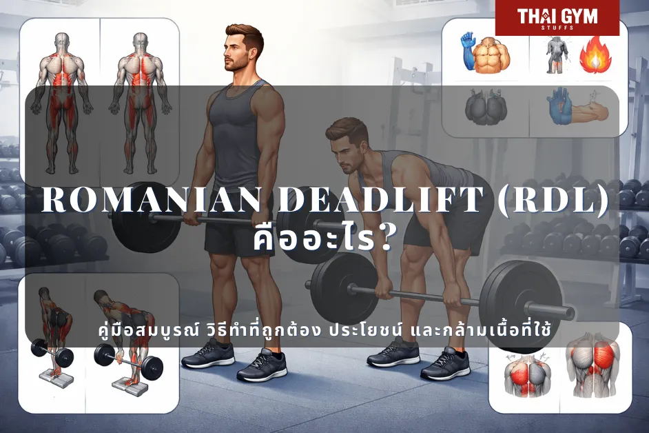 Romanian Deadlift (RDL) คืออะไร? วิธีทำที่ถูกต้อง ประโยชน์ และความแตกต่างจาก Deadlift
