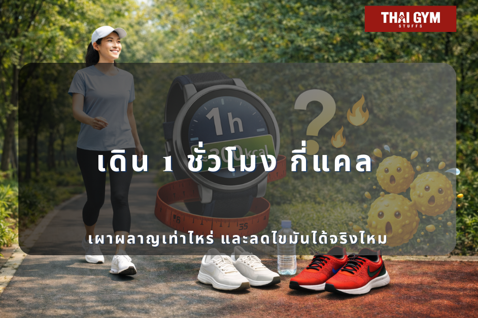 เดิน 1 ชั่วโมง กี่แคล เผาผลาญเท่าไหร่ และลดไขมันได้จริงไหม