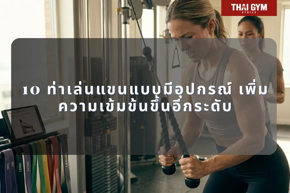 10 ท่าเล่นแขนแบบมีอุปกรณ์ เพิ่มความเข้มข้นขึ้นอีกระดับ