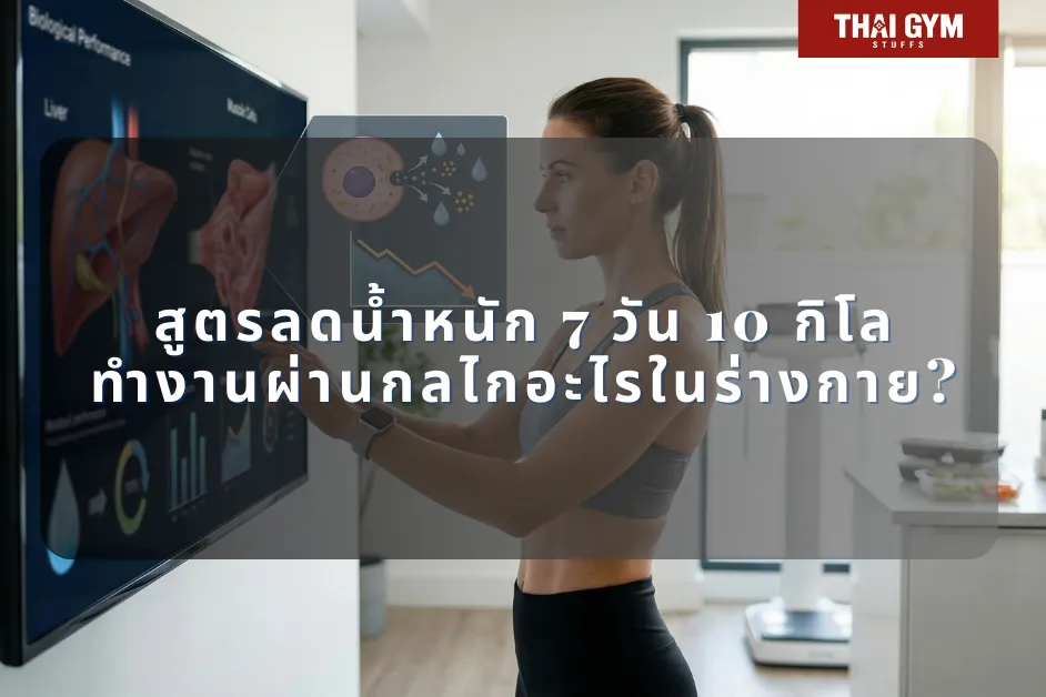 สูตรลดน้ําหนัก 7 วัน 10 กิโล ทำงานผ่านกลไกอะไรในร่างกาย?