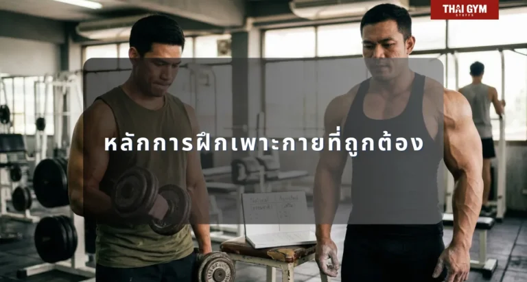 หลักการฝึกเพาะกายที่ถูกต้อง