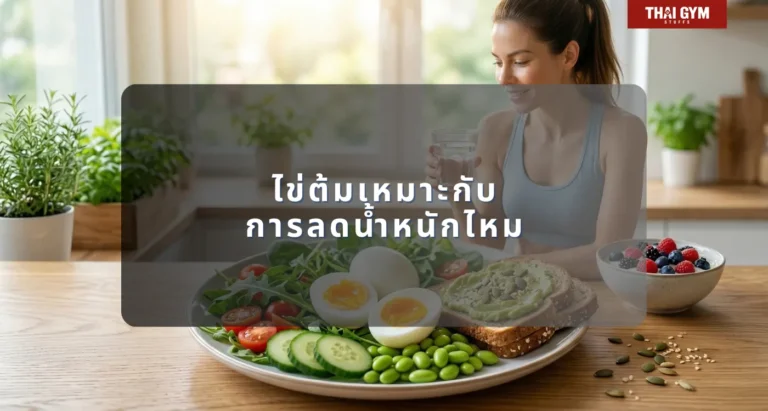 ไข่ต้มเหมาะกับการลดน้ำหนักไหม