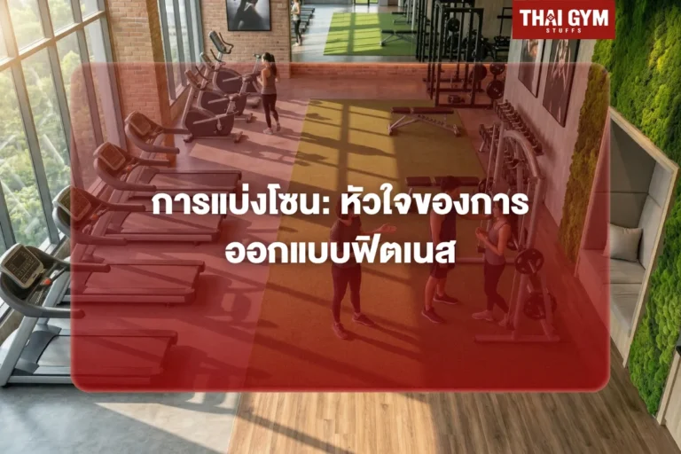การแบ่งโซน: หัวใจของการออกแบบฟิตเนส