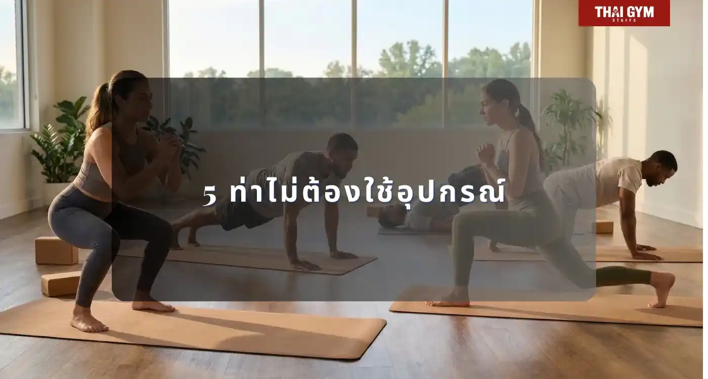 5 ท่าไม่ต้องใช้อุปกรณ์ สำหรับ ไหล่หลัง 10 ท่า