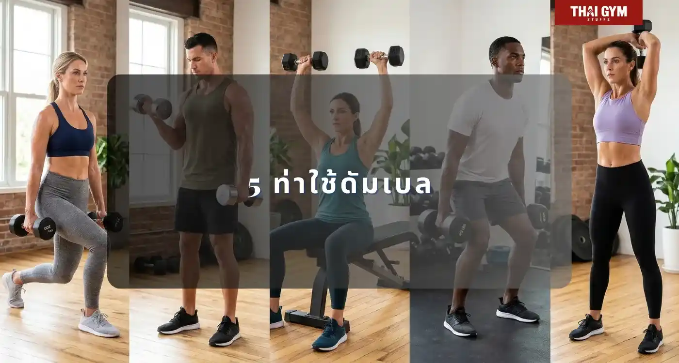 5 ท่าใช้ดัมเบล สำหรับไหล่หลัง 10 ท่า