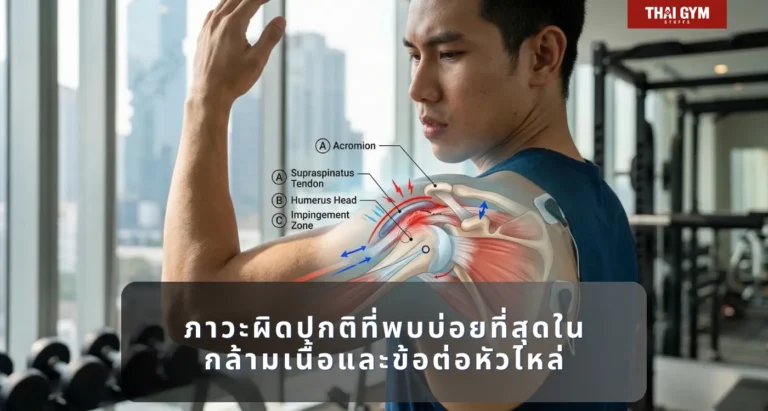 ภาวะผิดปกติที่พบบ่อยที่สุดในกล้ามเนื้อและข้อต่อหัวไหล่
