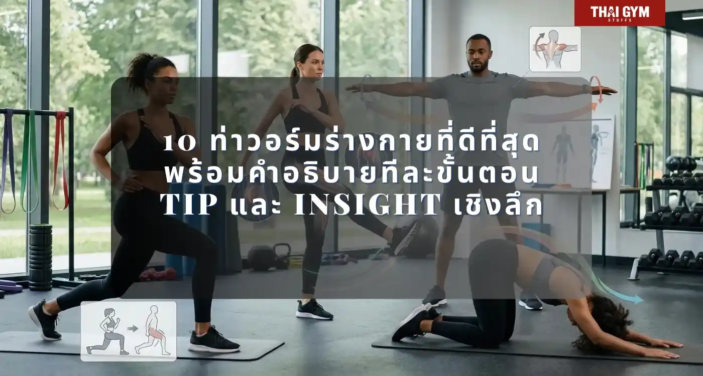 10 ท่าวอร์มร่างกายที่ดีที่สุด พร้อมคำอธิบายทีละขั้นตอน Tip และ Insight เชิงลึก