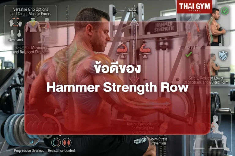 ข้อดีของ Hammer Strength Row