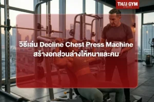 วิธีเล่น Decline Chest Press Machine สร้างอกส่วนล่างให้หนาและคม