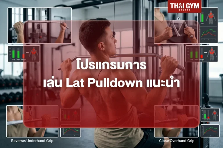 โปรแกรมการเล่น Lat Pulldown แนะนำ