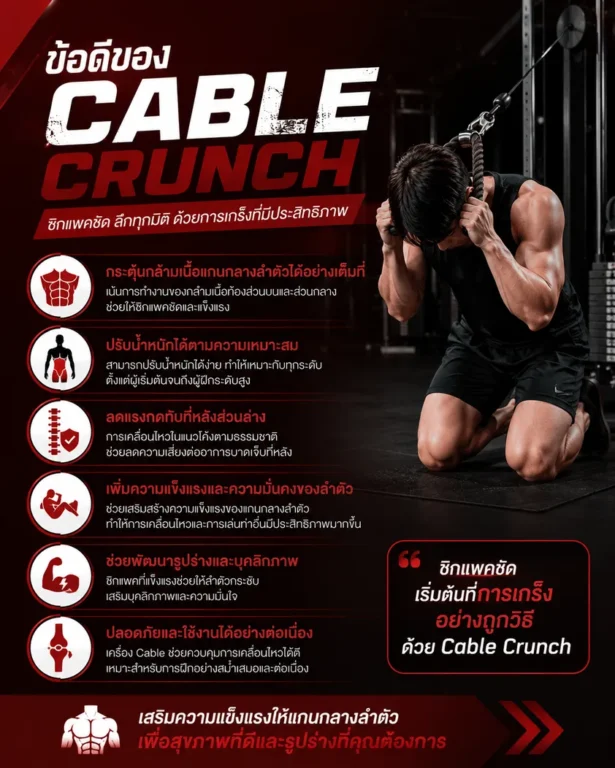 ข้อดีของ Cable Crunch