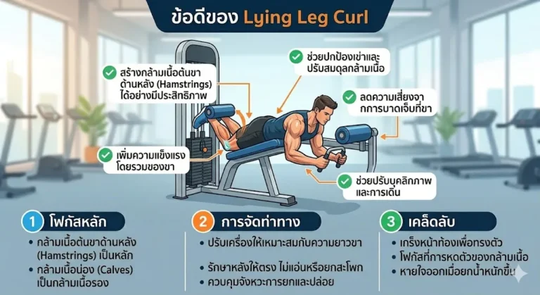 ข้อดีของ Lying Leg Curl