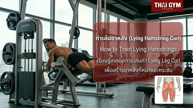วิธีเล่น Lying Leg Curl สร้างกล้ามต้นขาด้านหลังให้หนา นูน และสมดุลกับต้นขาด้านหน้า