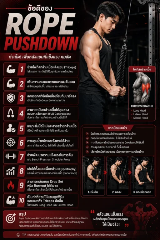 ข้อดีของ Rope Pushdown