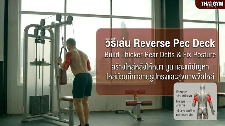 วิธีเล่น Tricep Pushdown สร้างกล้ามหลังแขนให้ใหญ่และชัดเจนด้วยท่าพื้นฐานที่ได้ผลที่สุด